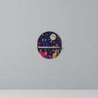 FESTIVE PLEASURES Prateleira Oval Decorativa em Efeito Carvalho