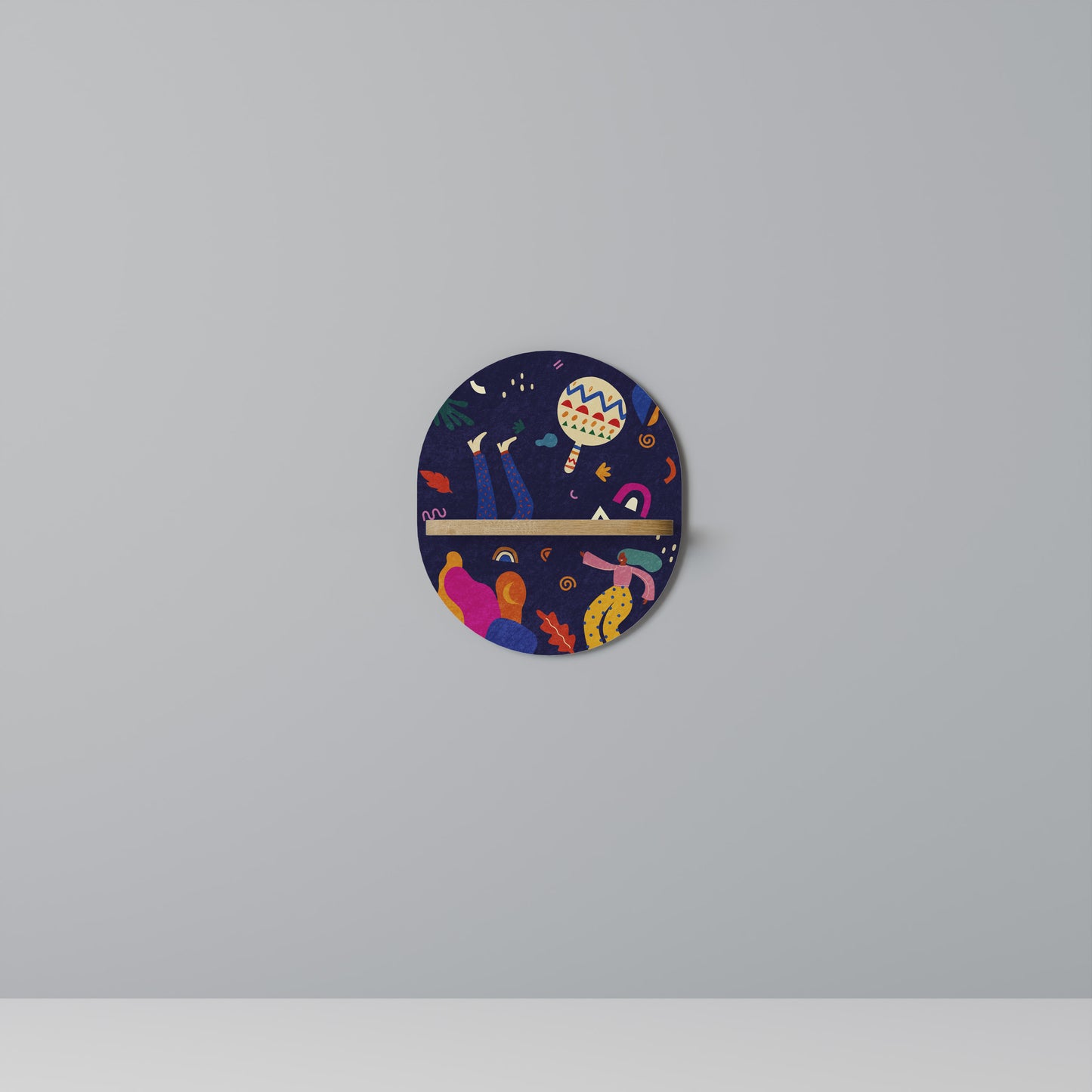 FESTIVE PLEASURES Art Shelf