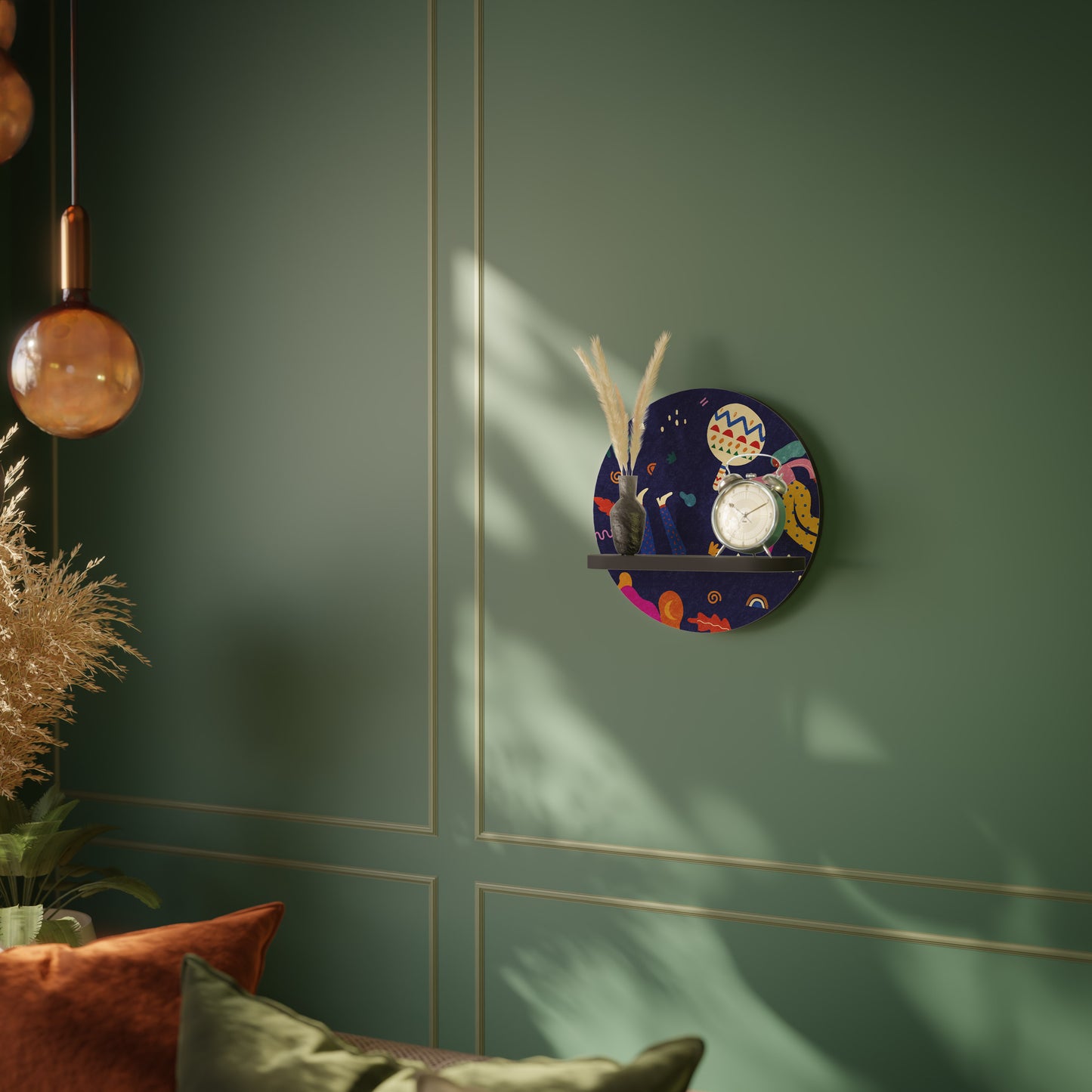 FESTIVE PLEASURES Art Shelf
