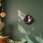 FESTIVE PLEASURES Prateleira Redonda Decorativa em Efeito Carvalho