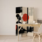 RED SUNSATION Biombo Decorativo de 3 Painéis