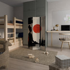 RED SUNSATION Biombo de 3 Painéis