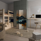 OMINOUS MOUNTAINS Biombo de 3 Painéis