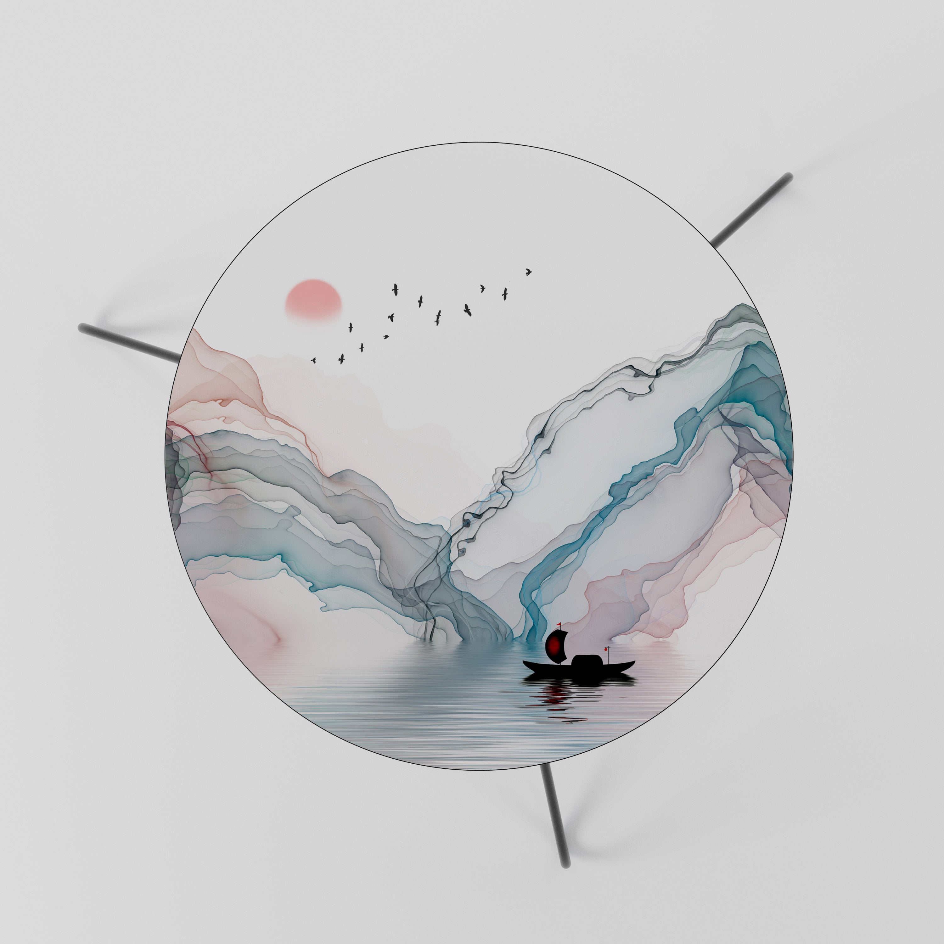 VELVET CROSSING Mesa de Centro 60