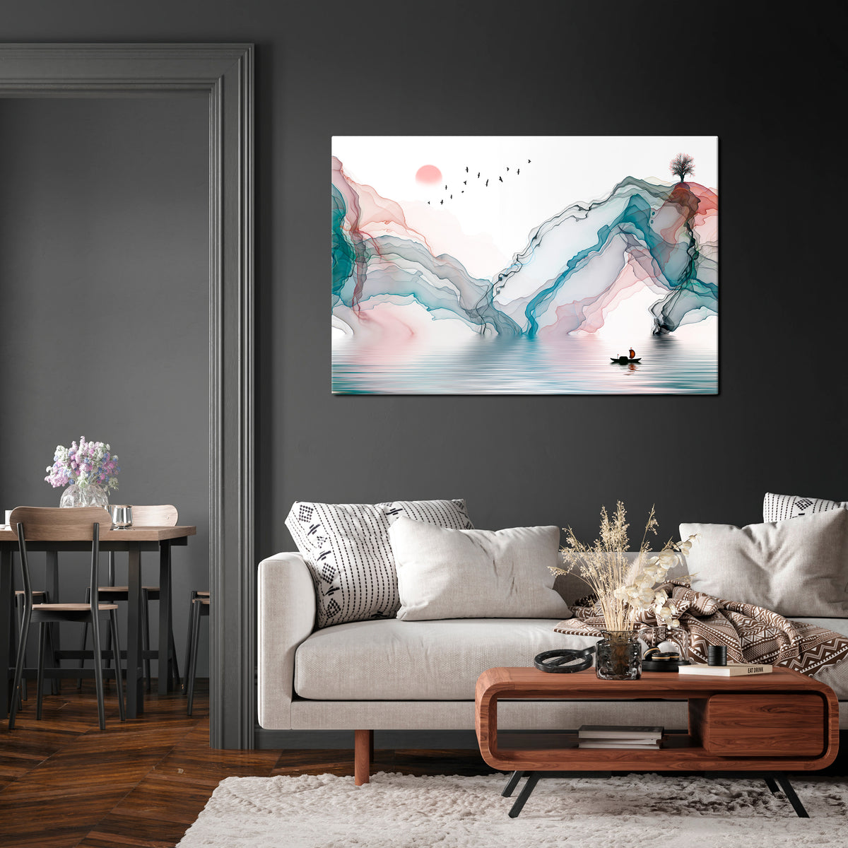 VELVET CROSSING Horizontal Canvas Print