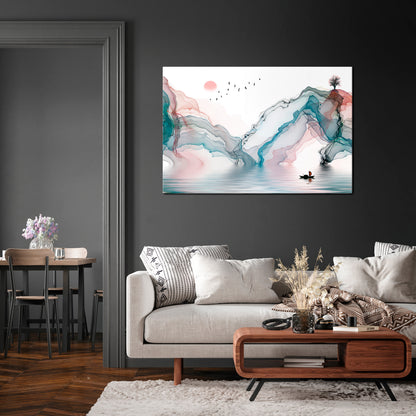 VELVET CROSSING Horizontal Canvas Print