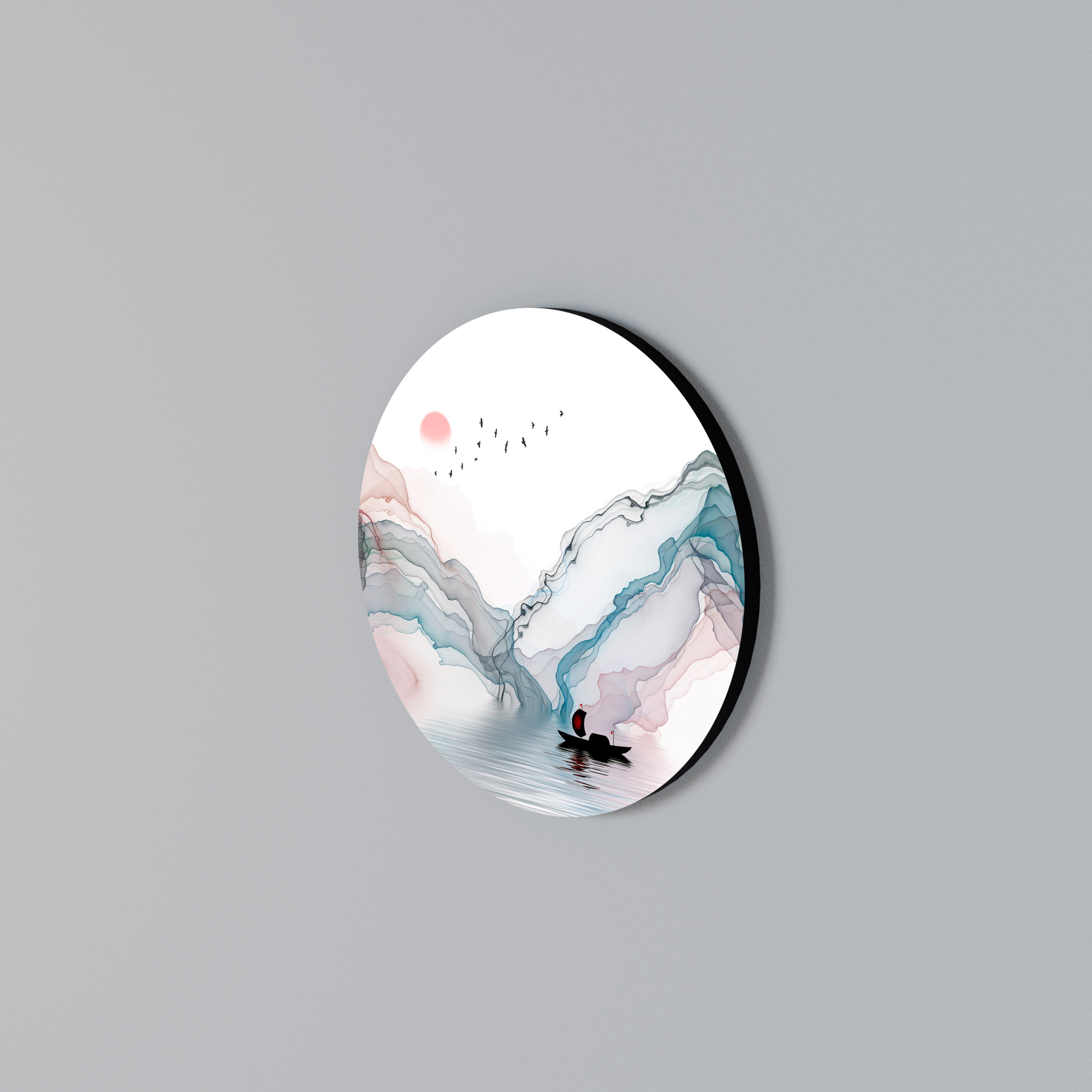 VELVET CROSSING Arte de Parede Redonda