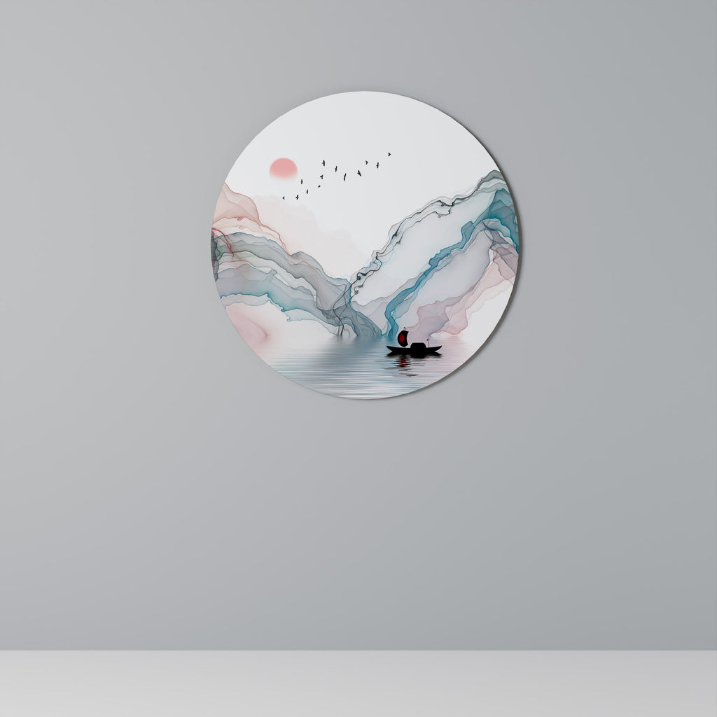 VELVET CROSSING Round Wall Art