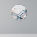 VELVET CROSSING Round Wall Art