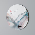 VELVET CROSSING Round Wall Art