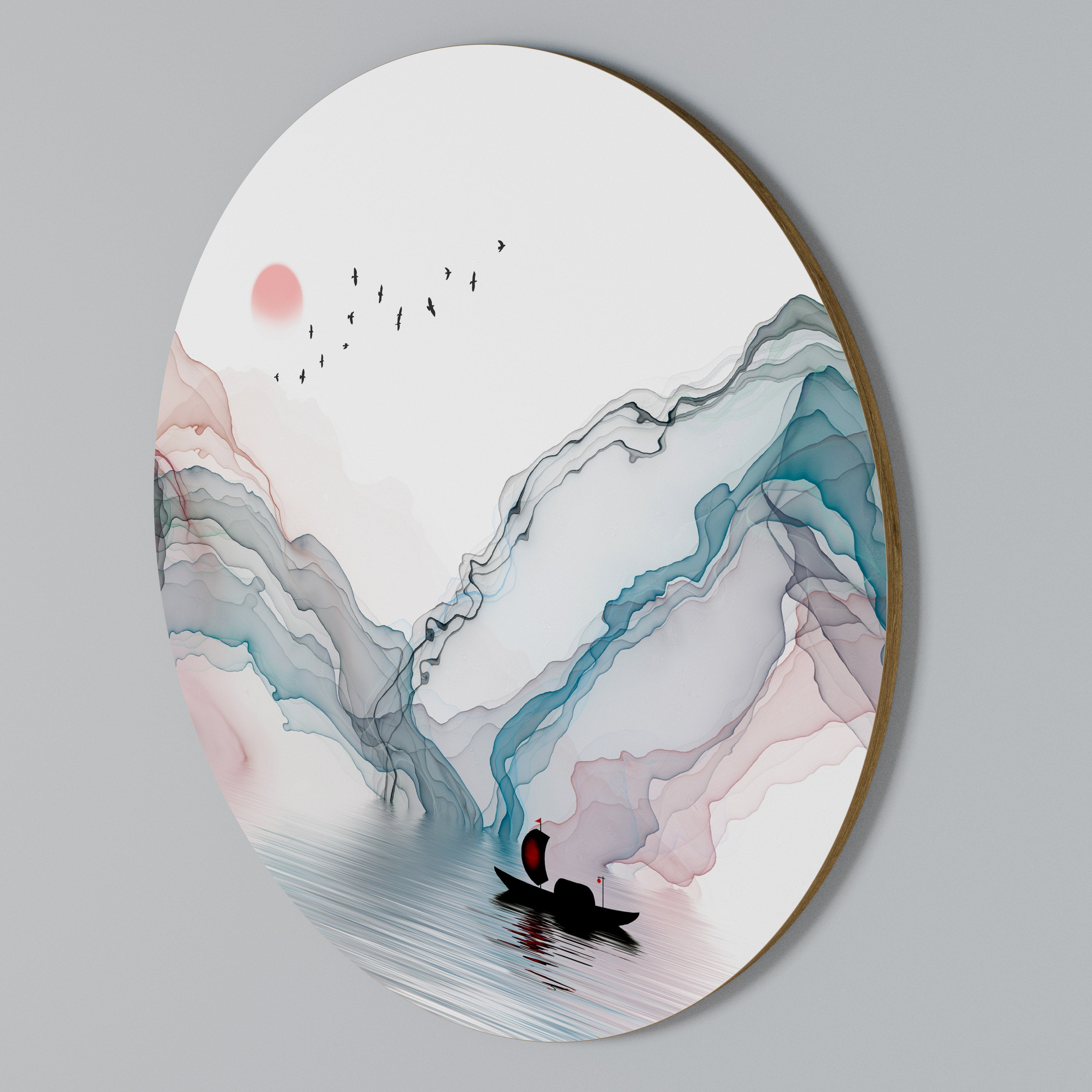 VELVET CROSSING Arte de Parede Redonda