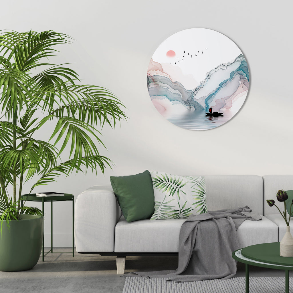 VELVET CROSSING Round Wall Art
