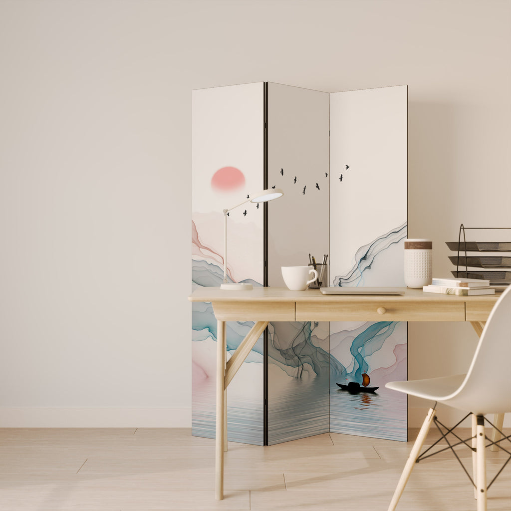 VELVET CROSSING Decorative 3-Panel Room Divider