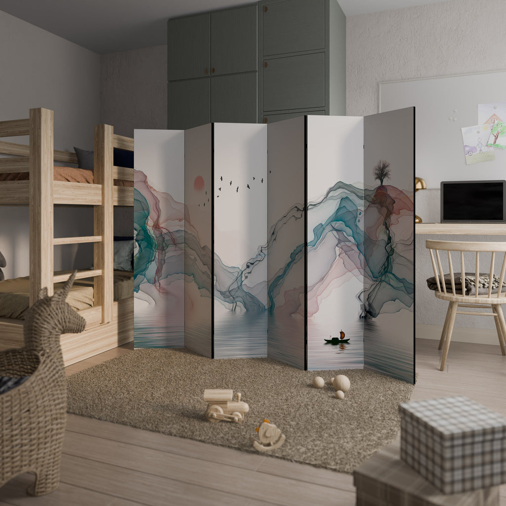 VELVET CROSSING Biombo Decorativo de 6 Painéis