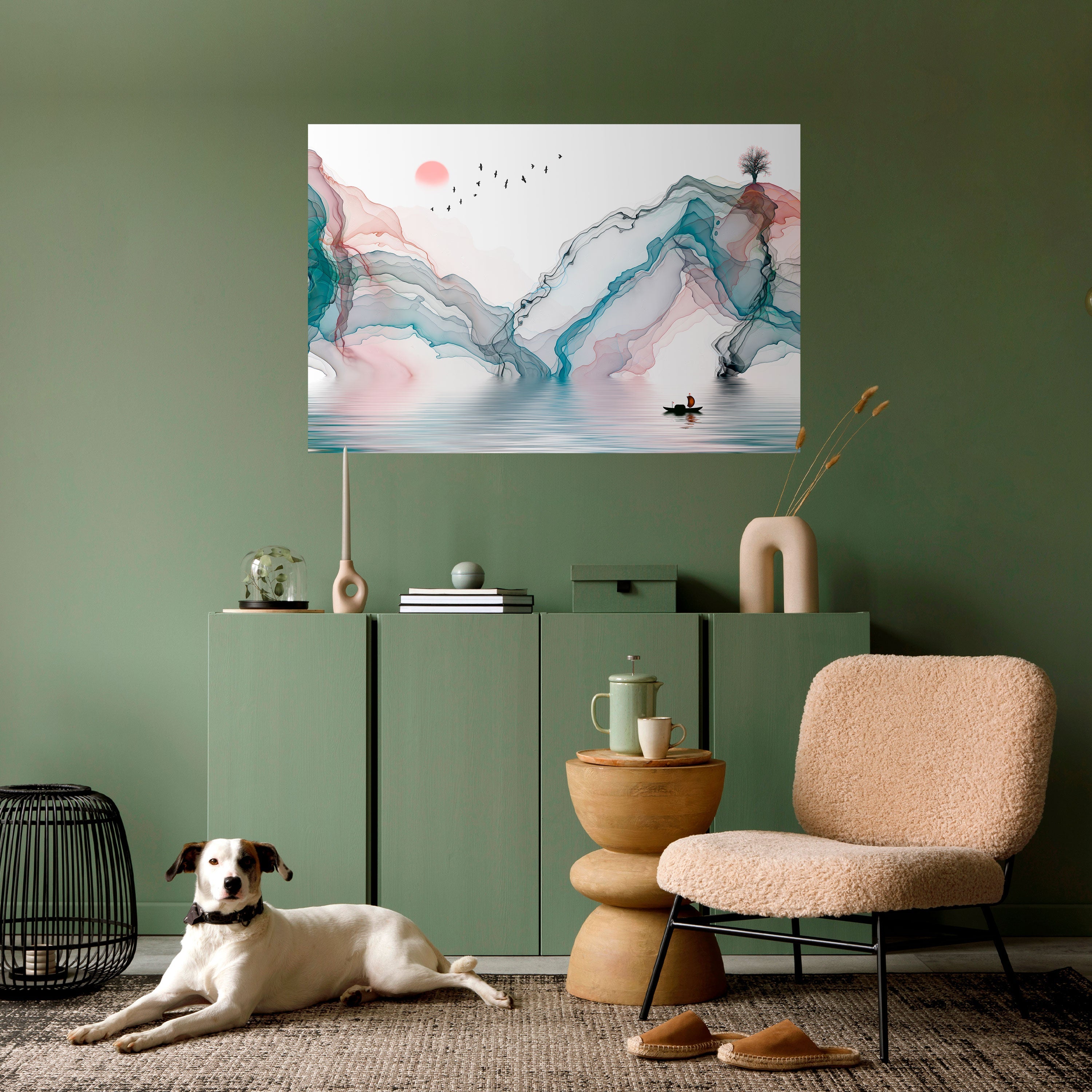 VELVET CROSSING Peel and Stick Horizontal Poster