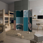 COMBINATION OF SHAPES Biombo de 5 Painéis