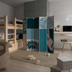 COMBINATION OF SHAPES Decorative 5-Panel Room Divider