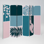 COMBINATION OF SHAPES Decorative 6-Panel Room Divider