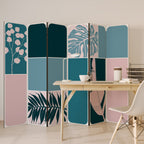 COMBINATION OF SHAPES Decorative 6-Panel Room Divider