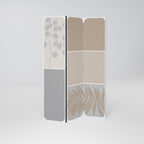 TROPICAL SHAPES Biombo Decorativo de 3 Painéis