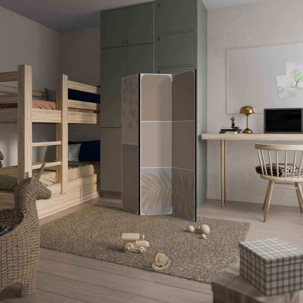 TROPICAL SHAPES Biombo de 3 Painéis