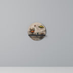 MACHINARIUM MACHINES Prateleira Redonda Decorativa em Acabamento Preto