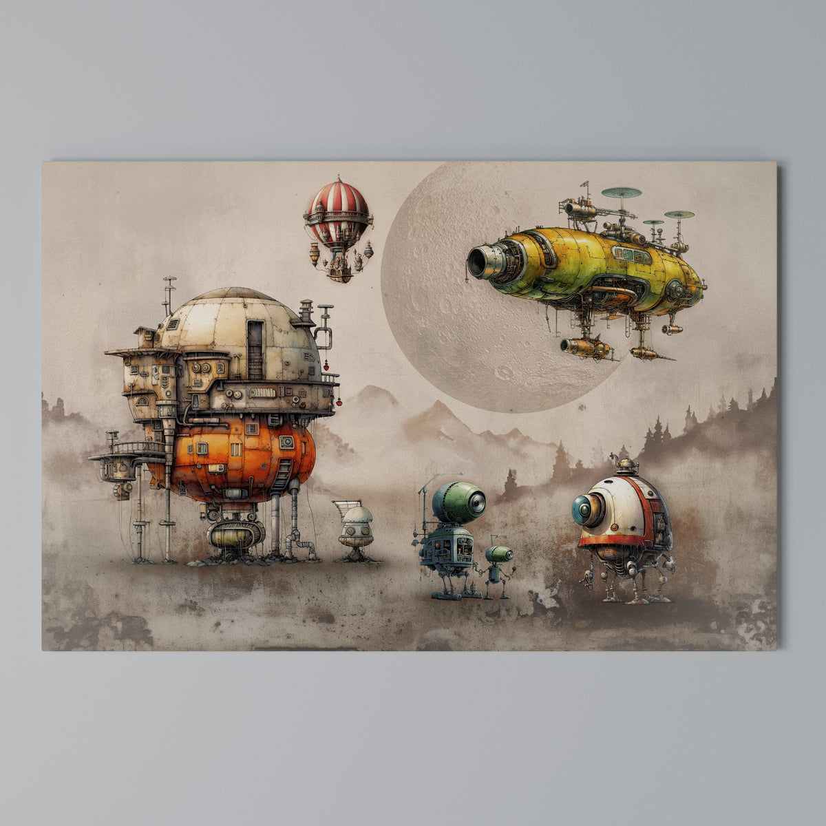 MACHINARIUM MACHINES Horizontal Canvas Print