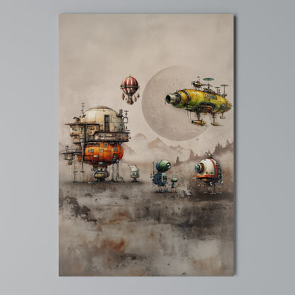 MACHINARIUM MACHINES Quadro em tela vertical