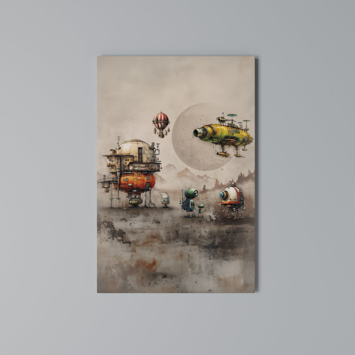 MACHINARIUM MACHINES Quadro em tela vertical