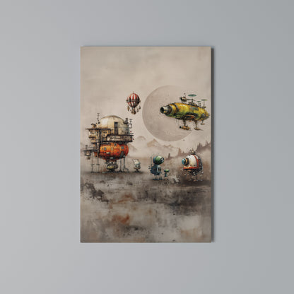 MACHINARIUM MACHINES Quadro em tela vertical