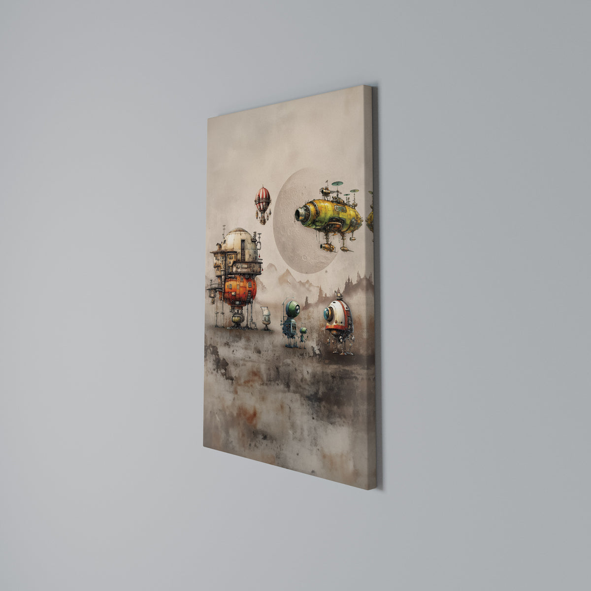 MACHINARIUM MACHINES Quadro em tela vertical
