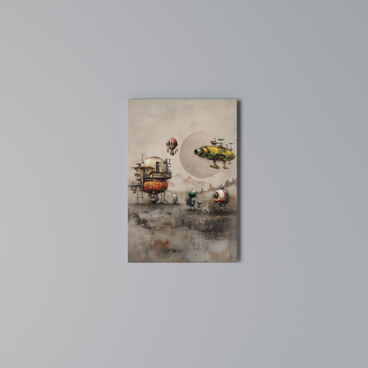 MACHINARIUM MACHINES Quadro em tela vertical