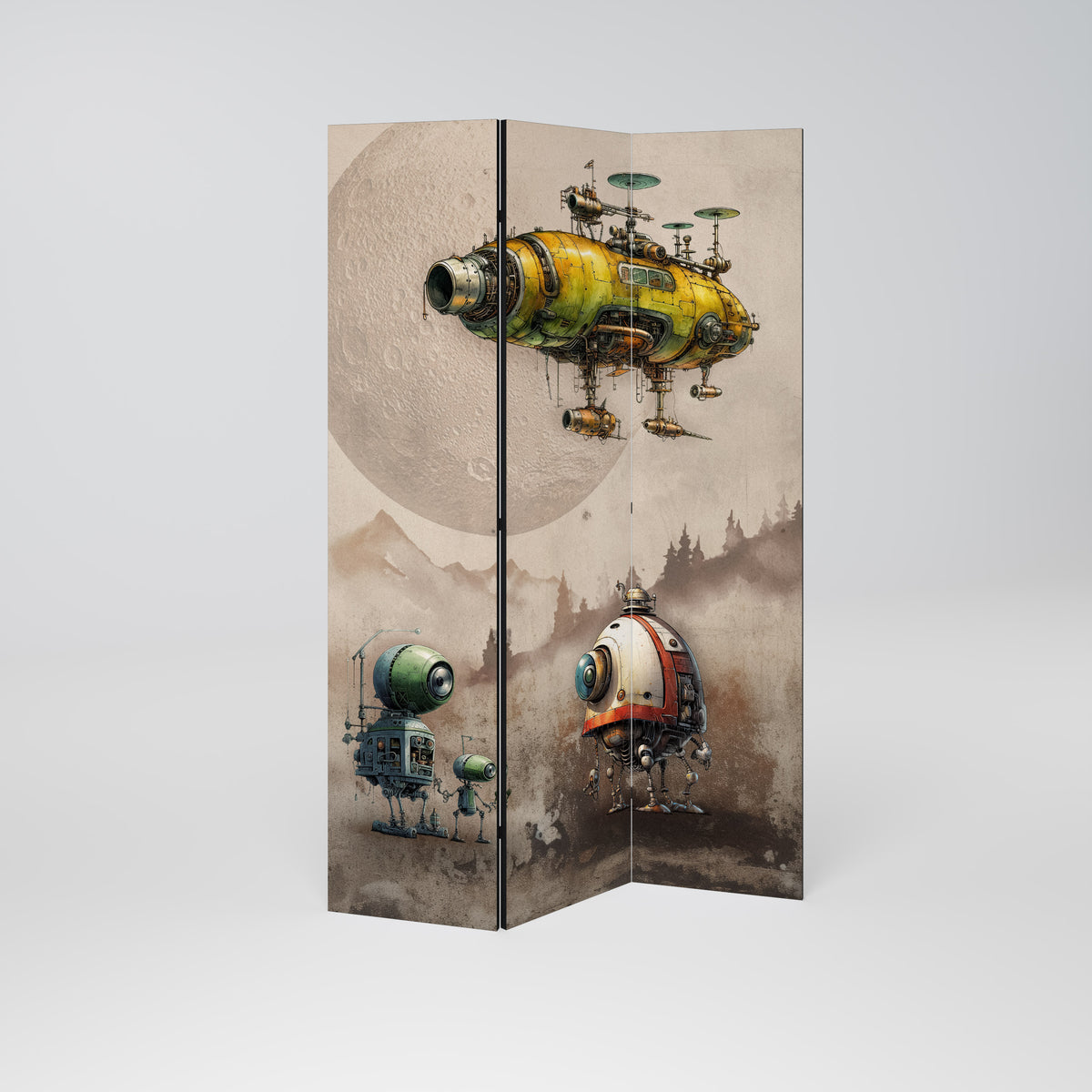 MACHINARIUM MACHINES Biombo de 3 Painéis