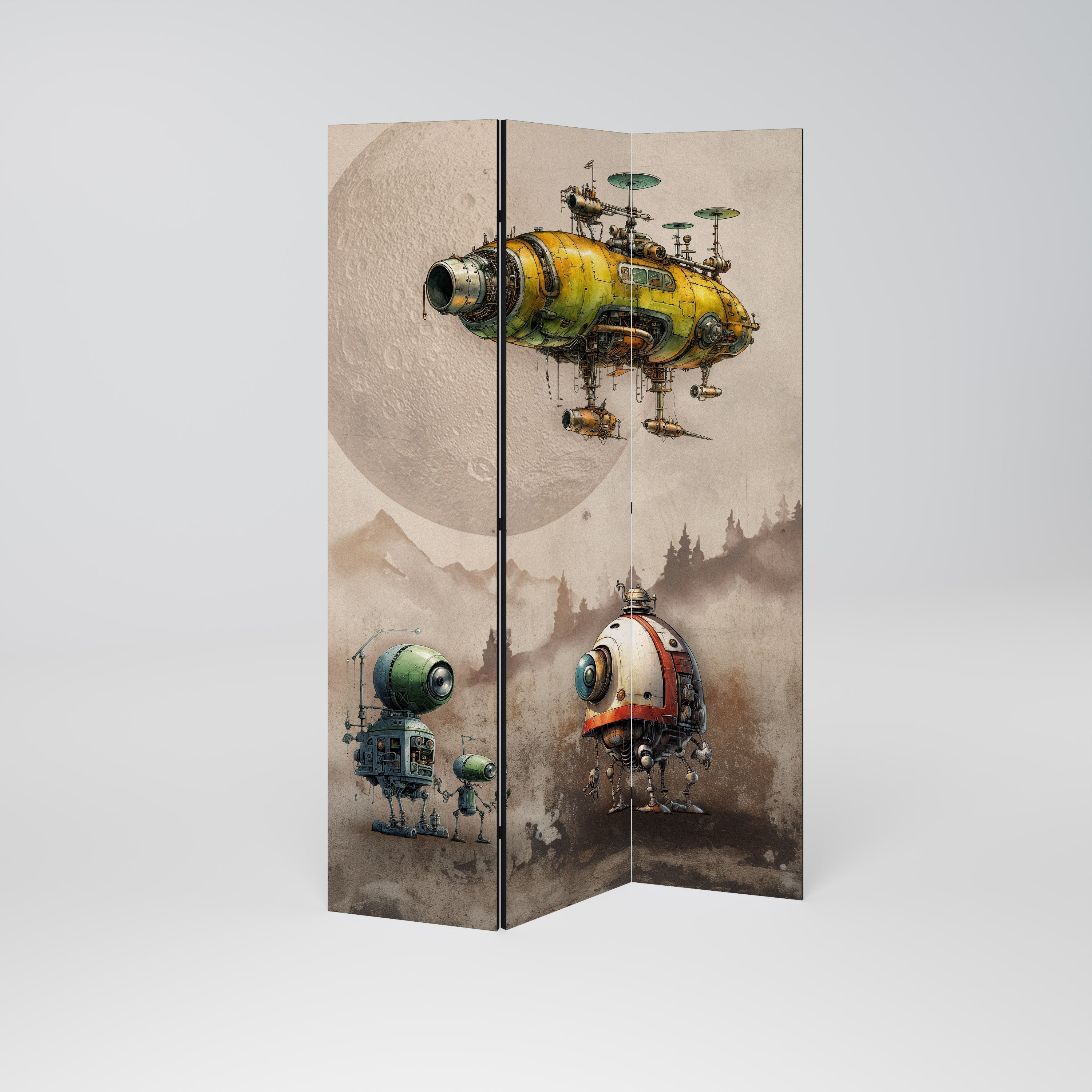 MACHINARIUM MACHINES Biombo de 3 Painéis