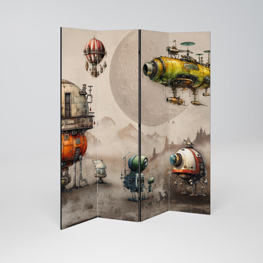 MACHINARIUM MACHINES Biombo de 4 Painéis