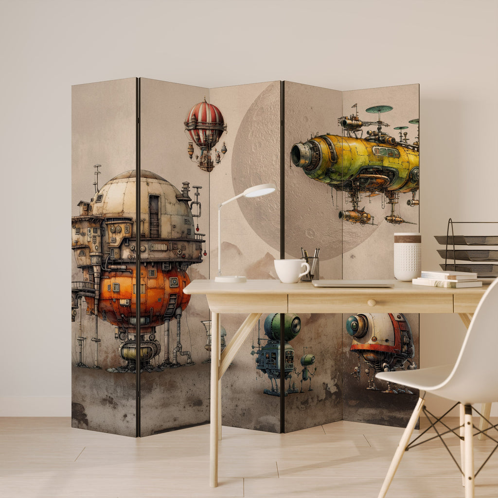 MACHINARIUM MACHINES Biombo Decorativo de 5 Painéis