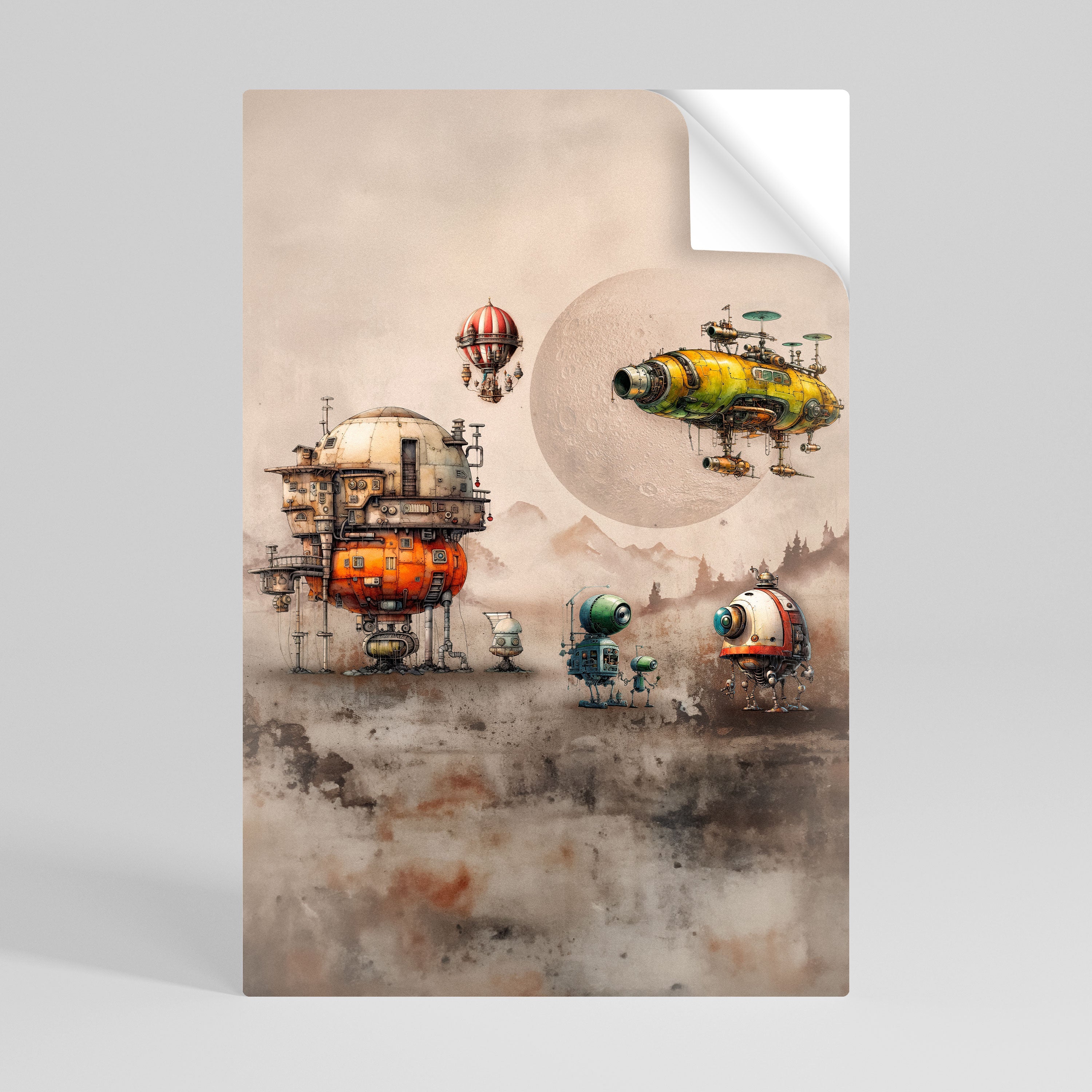 MACHINARIUM MACHINES Poster Vertical Autocolante