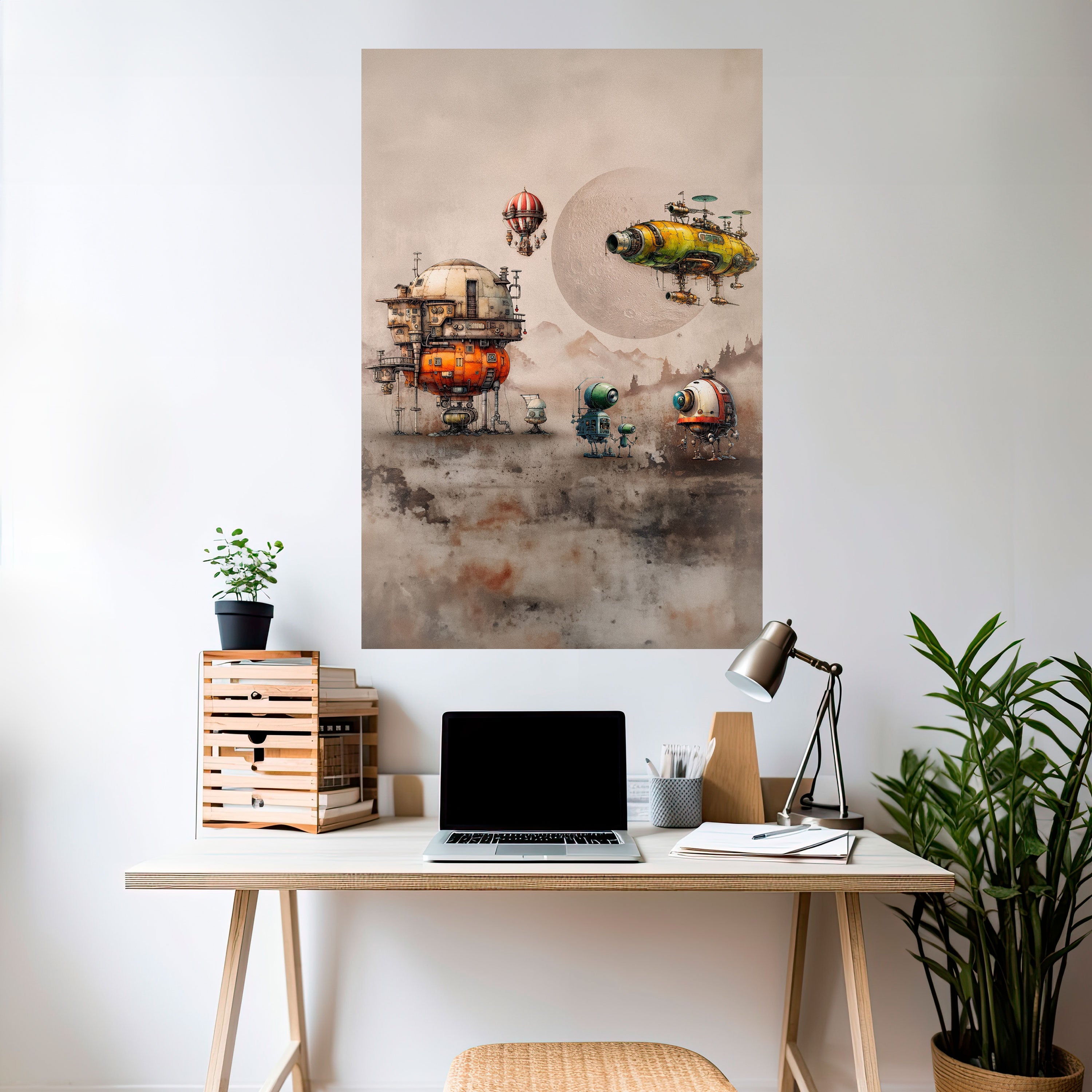 MACHINARIUM MACHINES Poster Vertical Autocolante