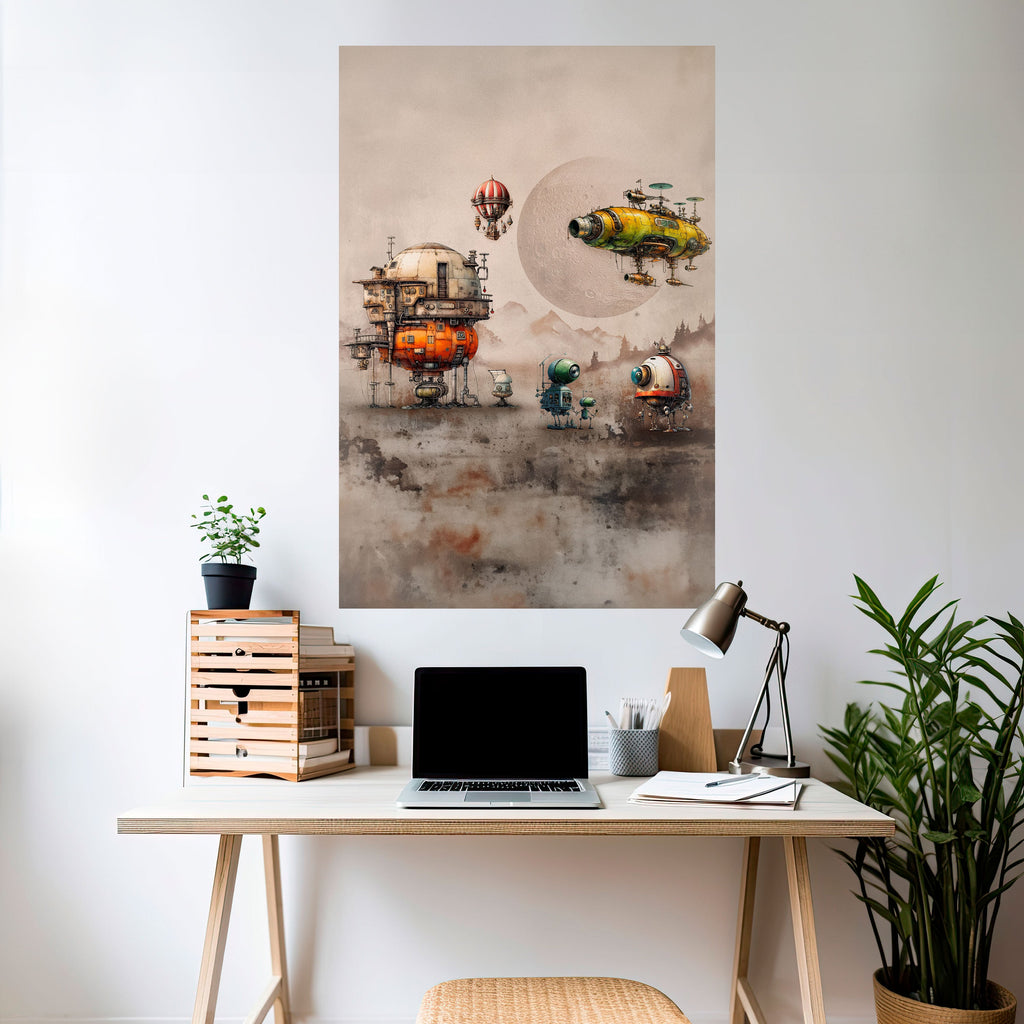 MACHINARIUM MACHINES Poster Vertical Autocolante