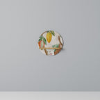 COCOA FRUITS Prateleira Redonda Decorativa em Efeito Carvalho