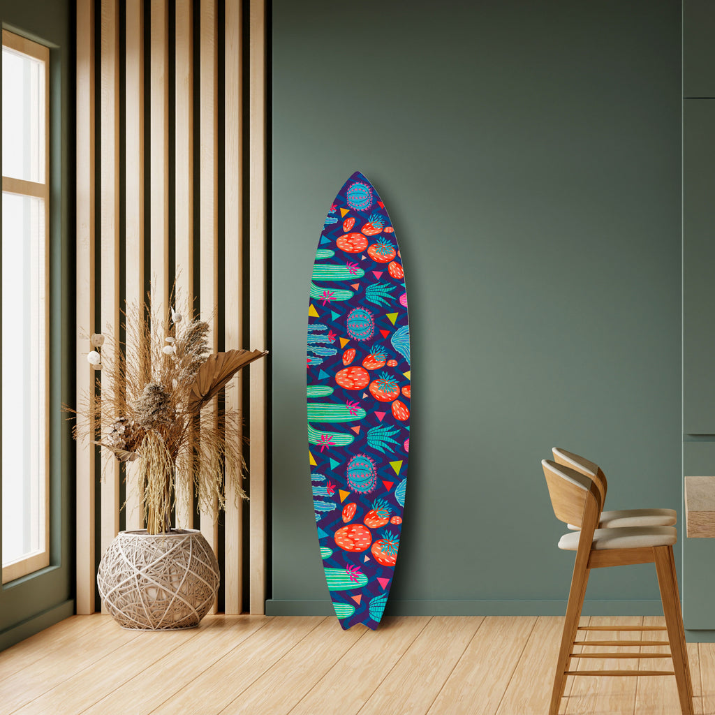 CACTUS VIBES Surfboard Decorative Panel