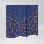 SWEET LOVE Decorative 5-Panel Room Divider