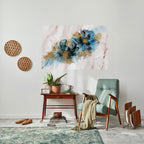 SPLASHED ELEGANCE Peel and Stick Horizontal Poster