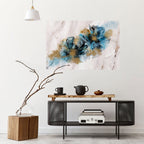 SPLASHED ELEGANCE Peel and Stick Horizontal Poster