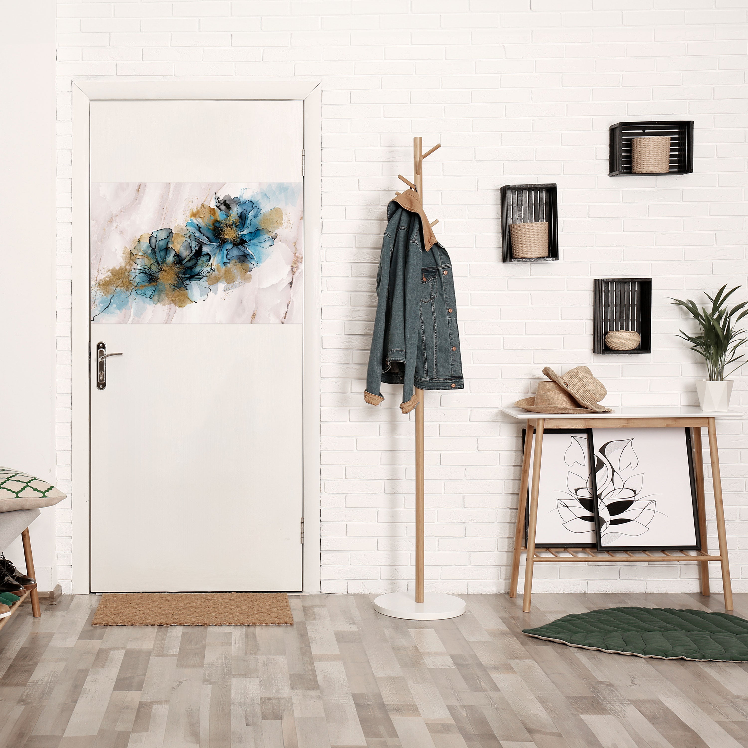 SPLASHED ELEGANCE Peel and Stick Horizontal Poster