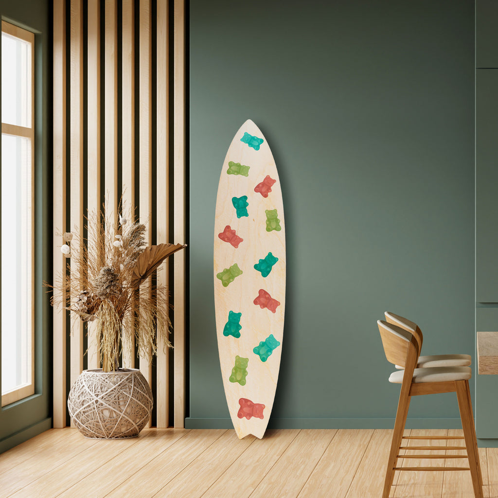 GUMMY BEARS Surfboard Decorative Panel
