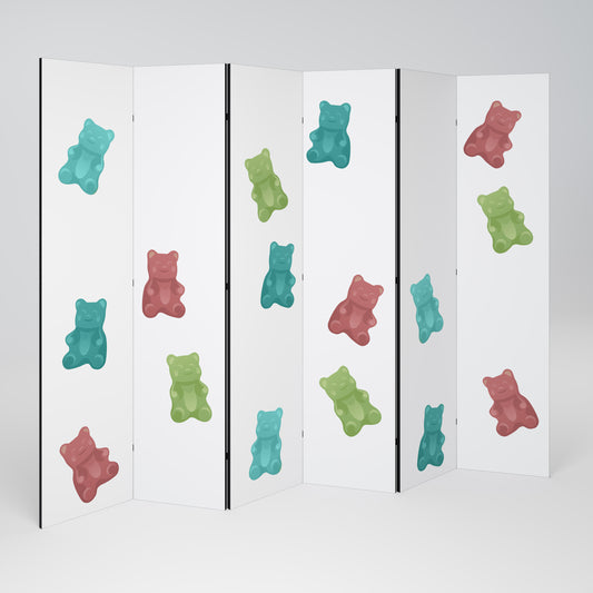 GUMMY BEARS Biombo de 6 Painéis
