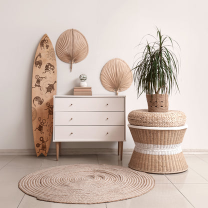 AFRICAN STYLE Painel Decorativo Prancha de Surf