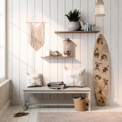 AFRICAN STYLE Painel Decorativo Prancha de Surf