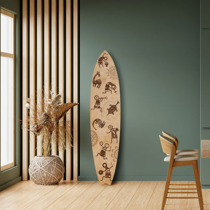 AFRICAN STYLE Painel Decorativo Prancha de Surf